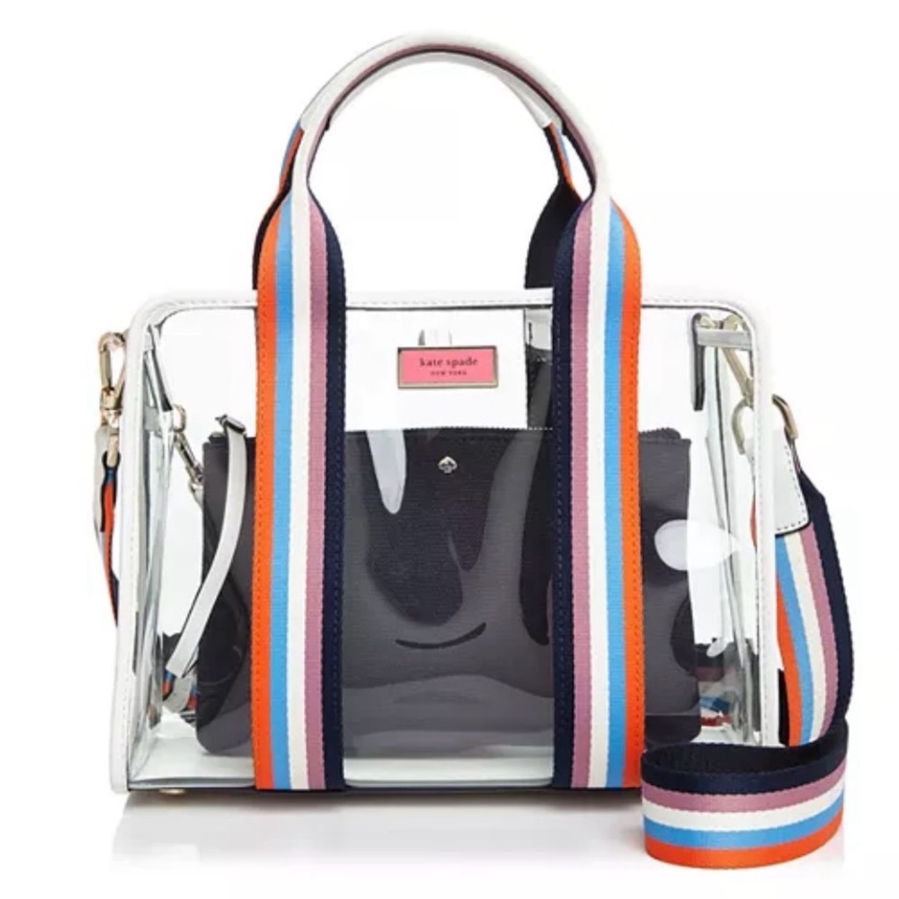 Kate Spade New York Sam Medium Clear Satchel